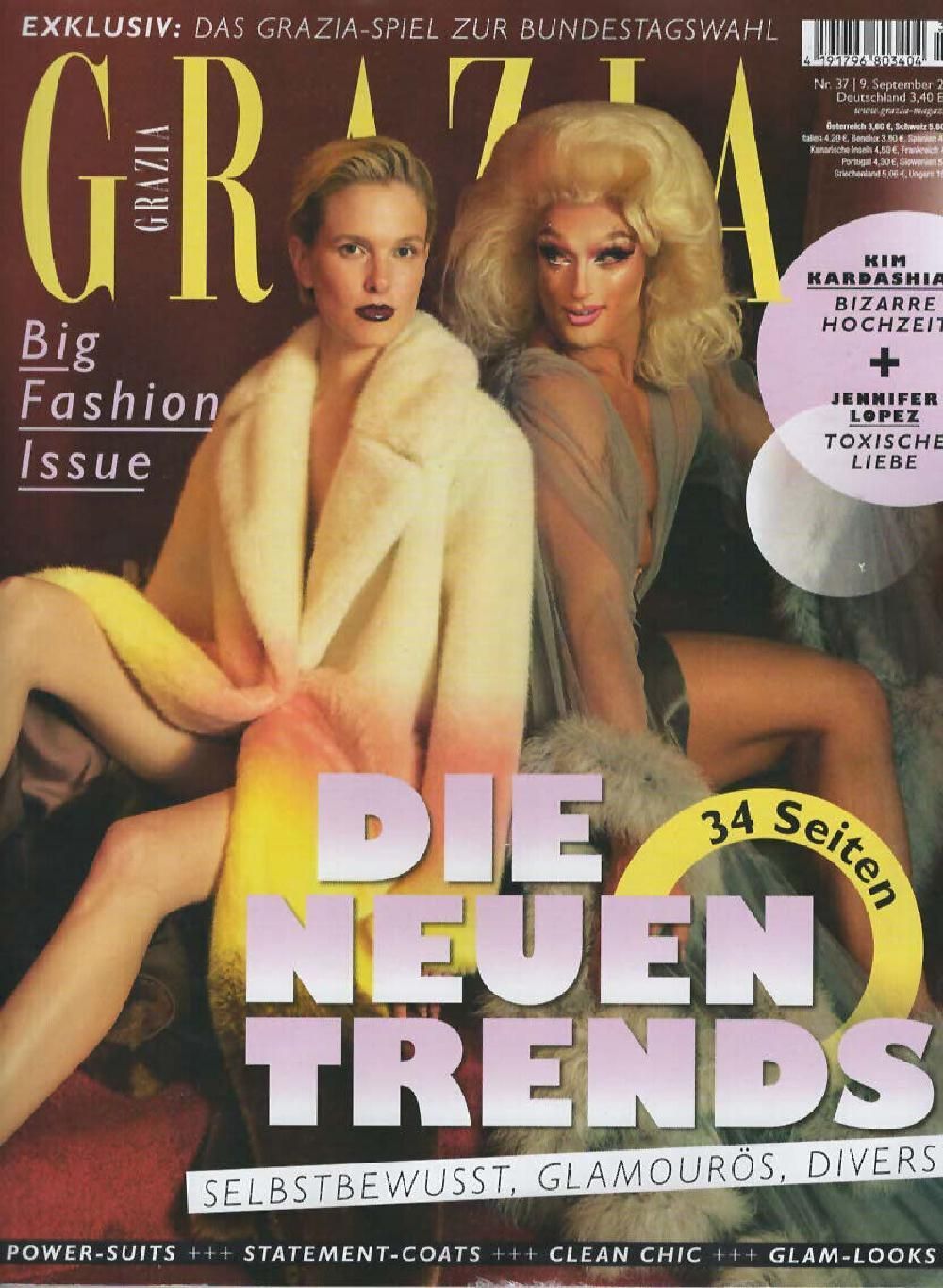 Grazia Magazin Deutschland 2021-37 Lina Berg