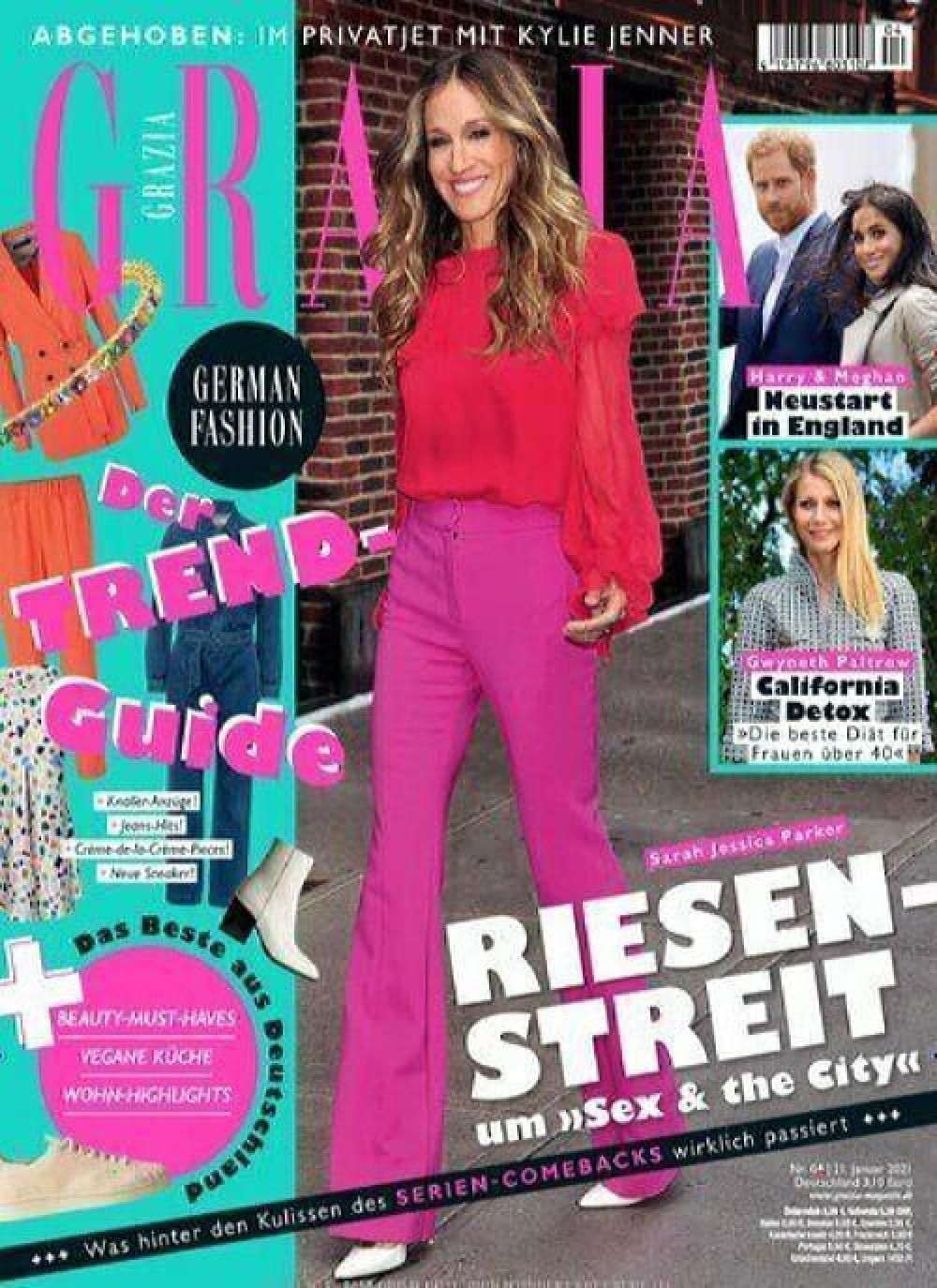 Grazia Magazin Deutschland 2021-04 Gigi Hadid Sarah Jessica Parker
