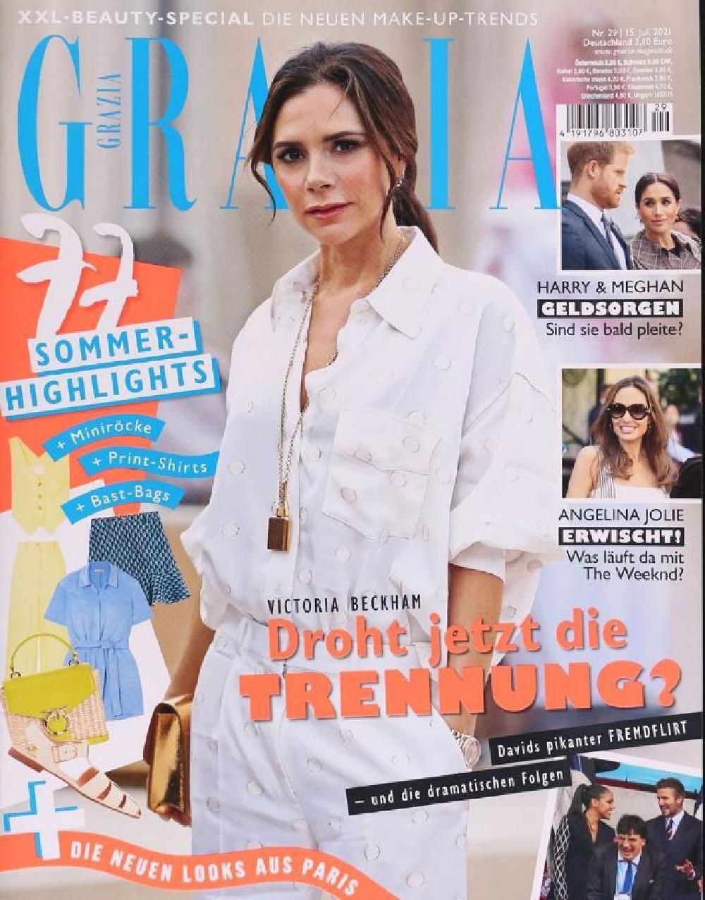 Grazia Magazin Deutschland 2021-29 Victoria Beckham Angelina Jolie Harry Meghan