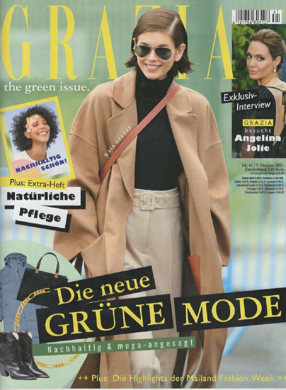 Grazia Magazin Deutschland 2021-41 Angelina Jolie Natalie Imbruglia