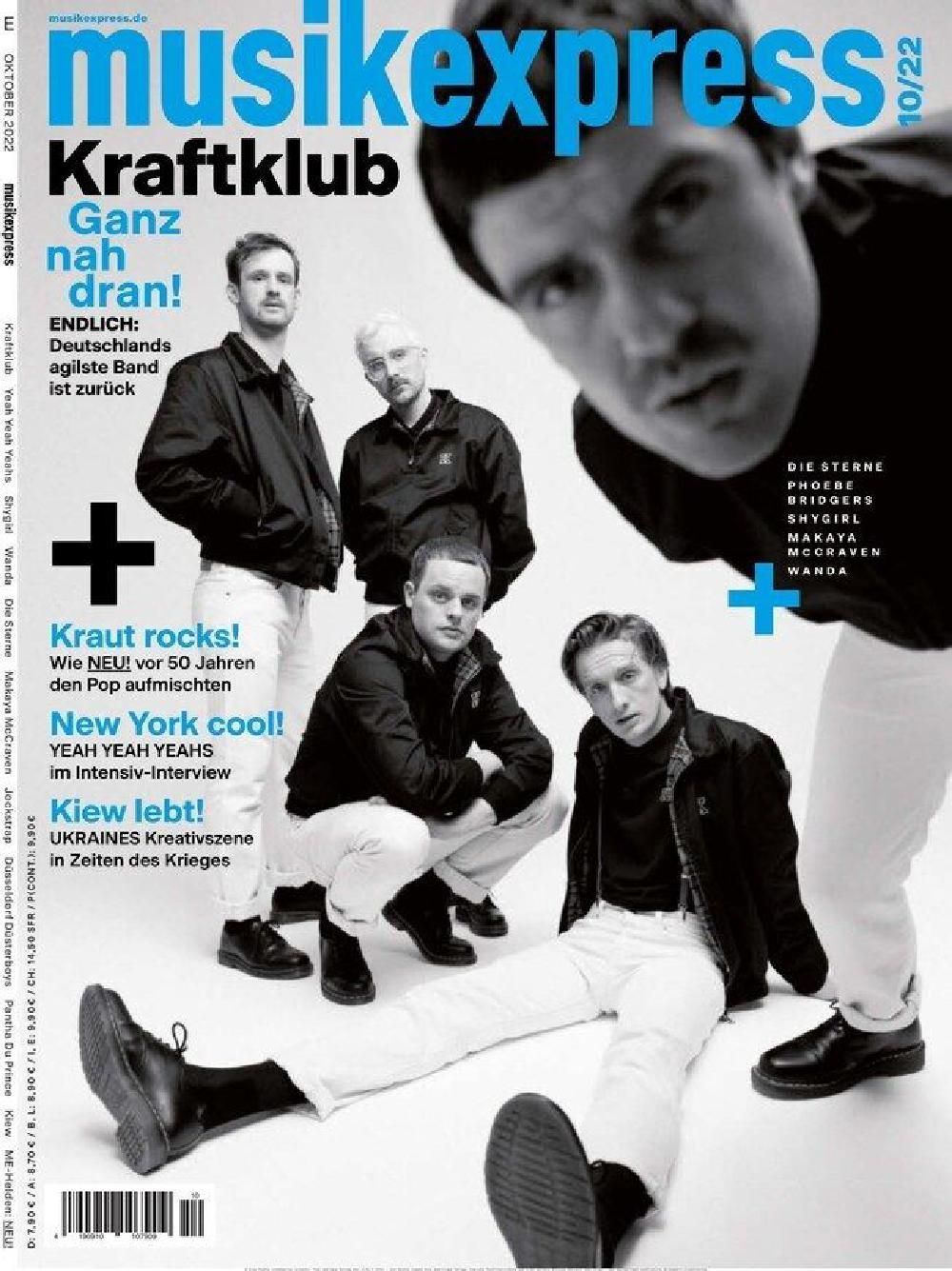 Musikexpress Magazin Deutschland 2022-10 Kraftklub Wanda Shygirl