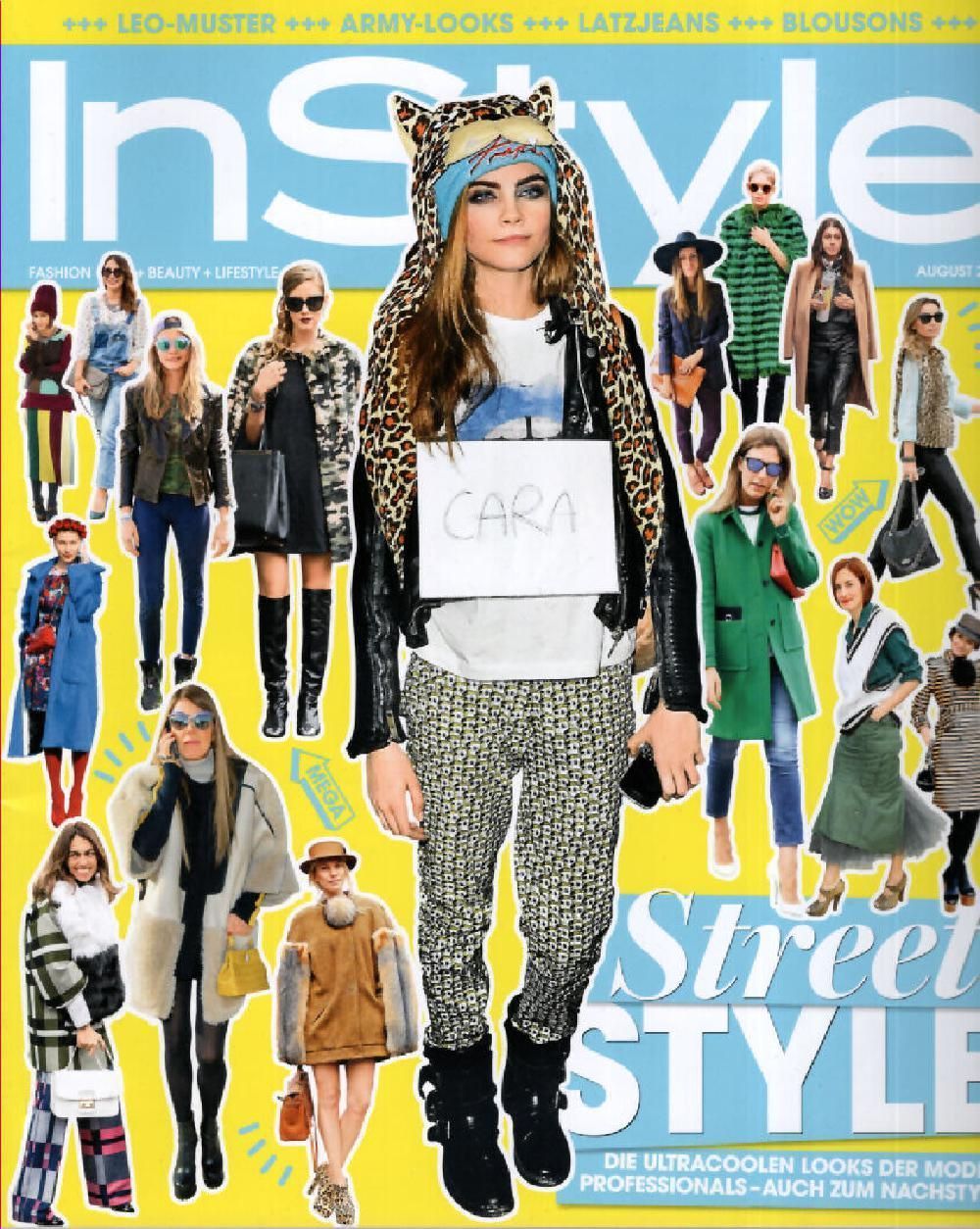 InStyle Magazin Deutschland 2013-08 Cara Delevingne
