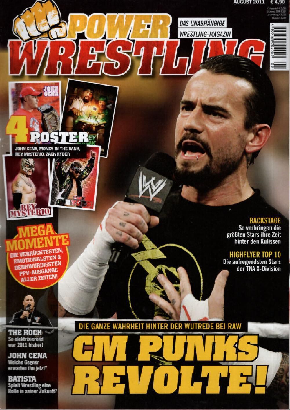 Power Wrestling Magazin Deutschland 2011-09 CM Punk Phillip Jack Brooks