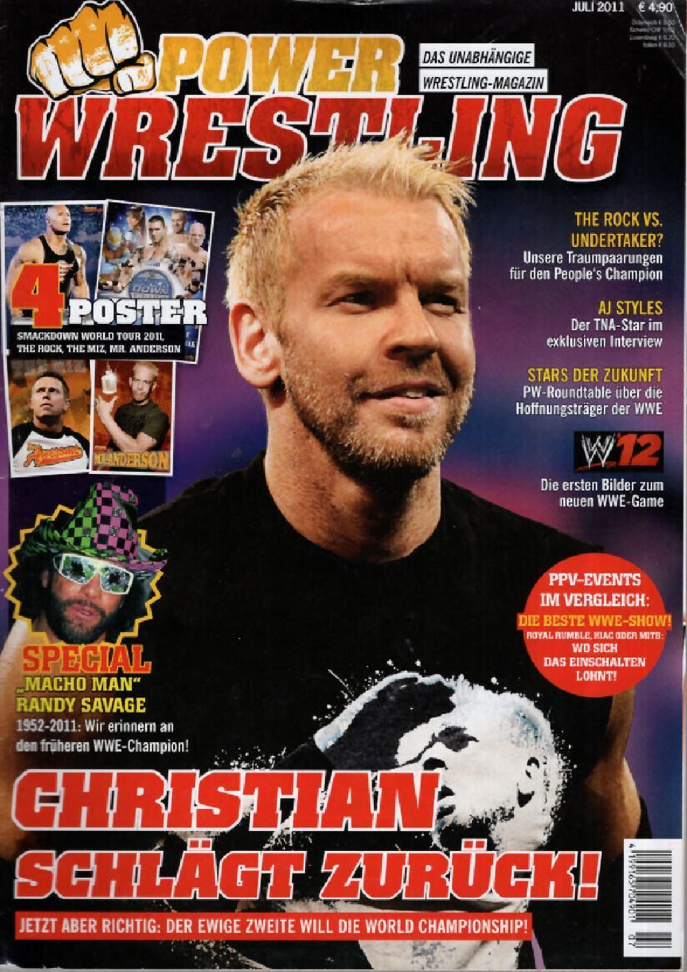 Power Wrestling Magazin Deutschland 2011-07 Christian Cage William Jason Reso