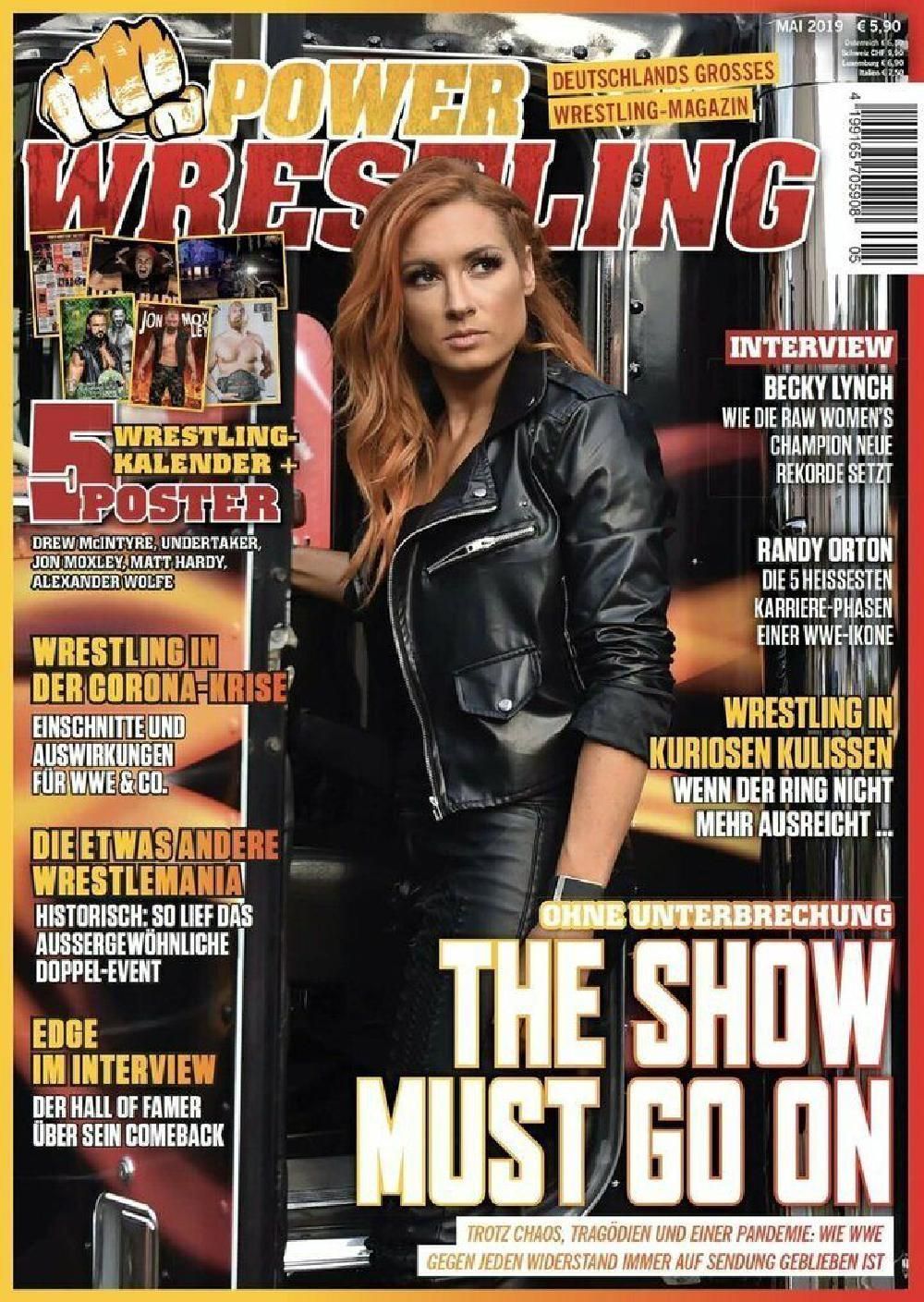 Power Wrestling Magazin Deutschland 2020-05 Becky Lynch Randy Orton