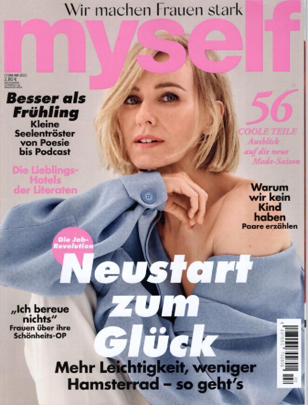 Myself Magazin Deutschland 2022-02 Naomi Watts