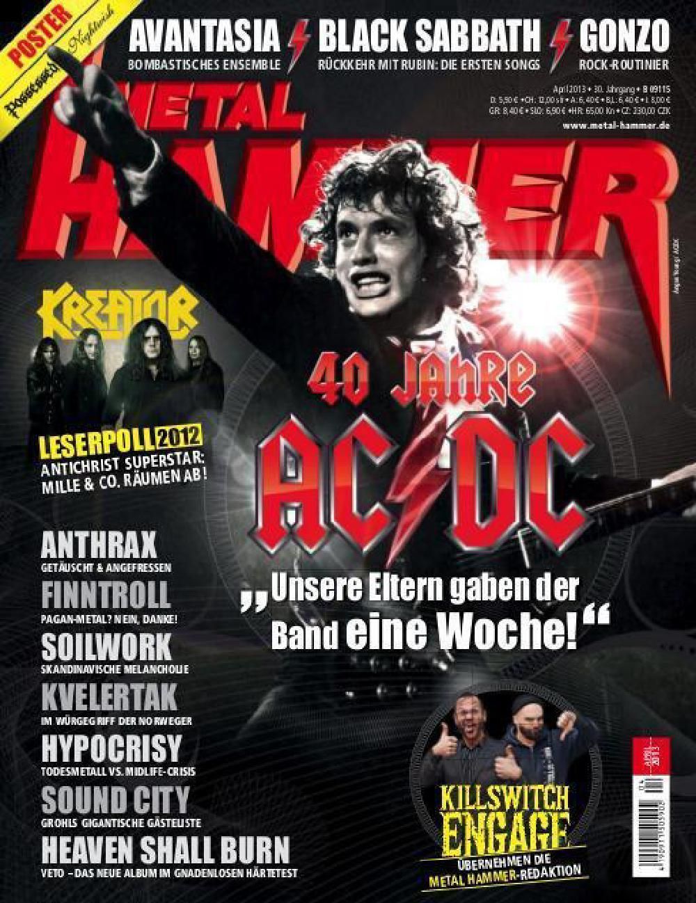 Metal Hammer Magazin Deutschland 2013-04 ACDC Kreator Killswitch Engage AC/DC