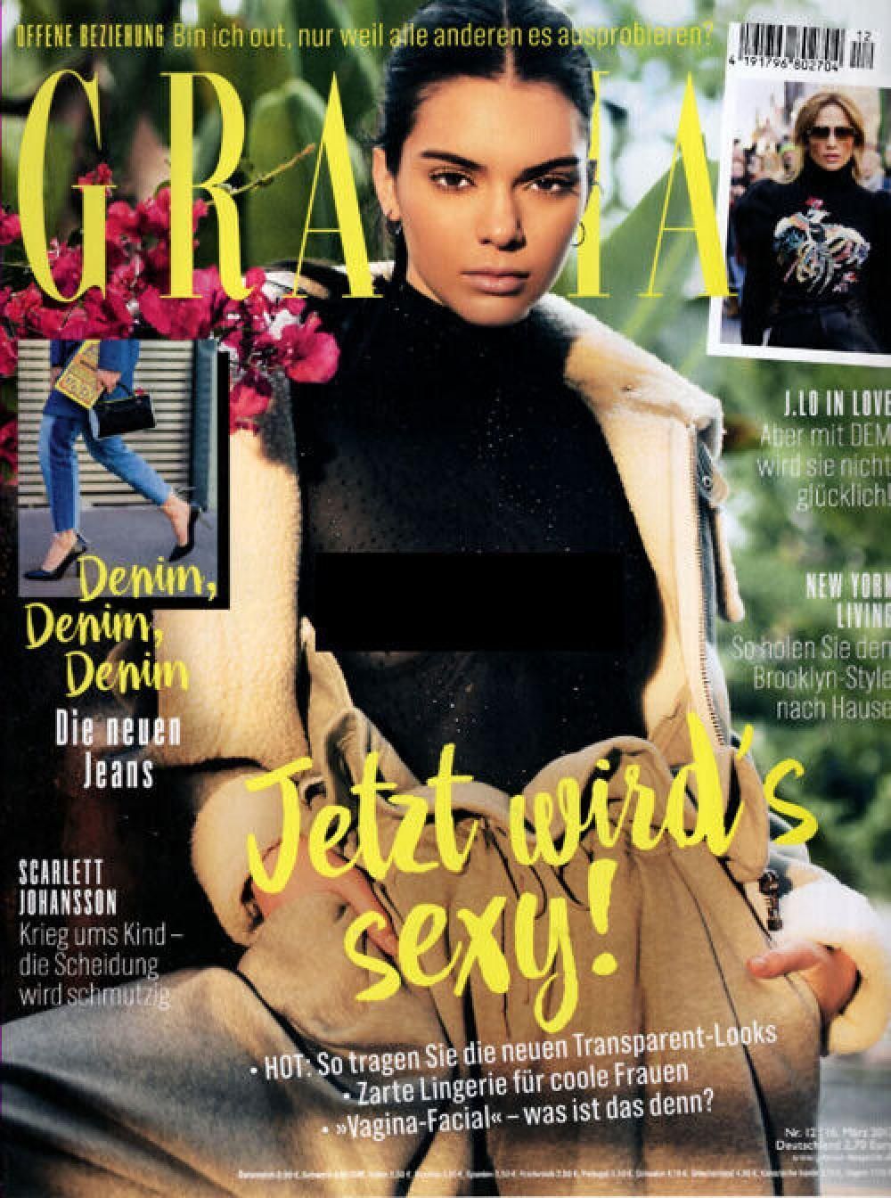 Grazia Magazin Deutschland 2017-12 Kendall Jenner Jennifer Lopez