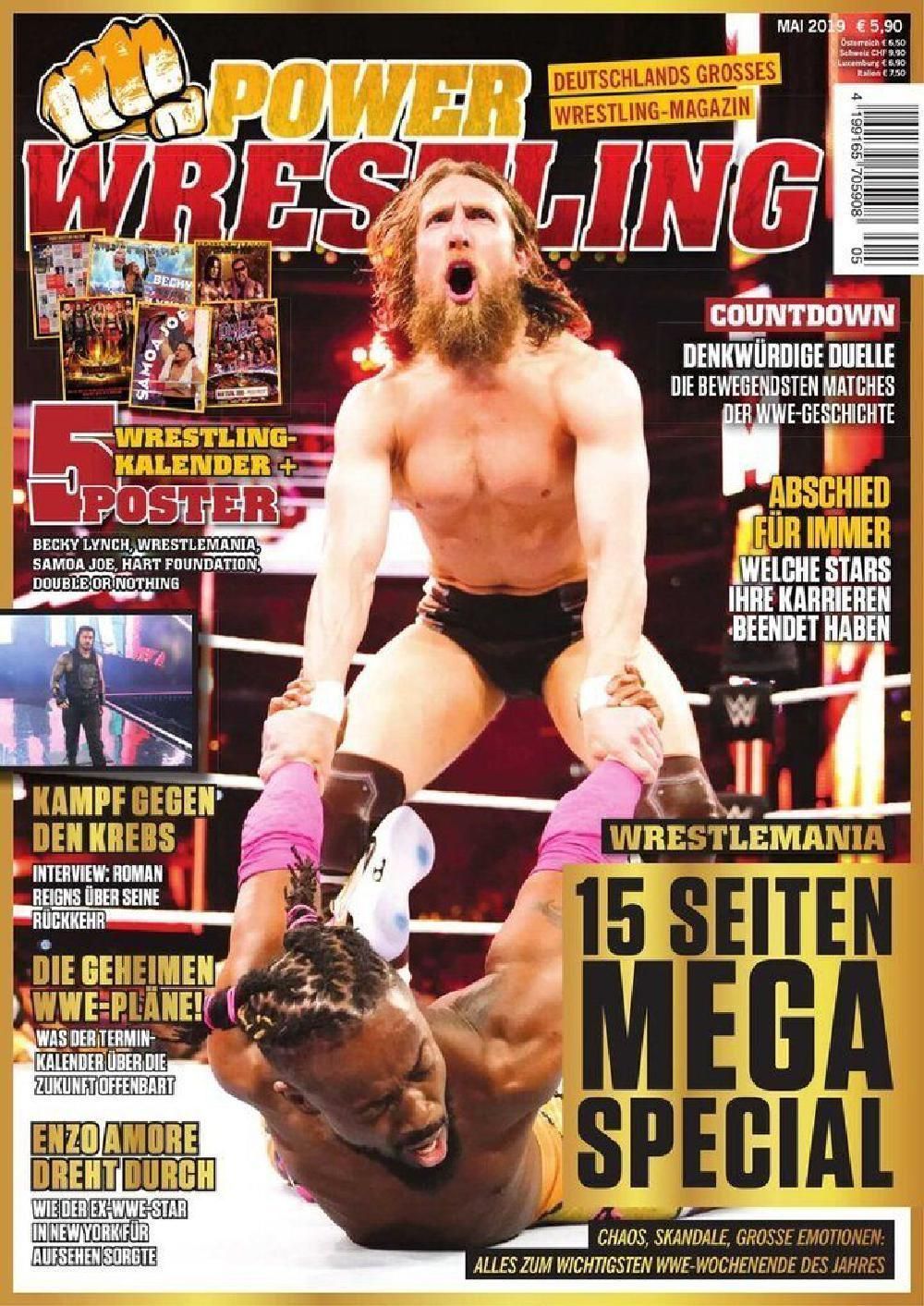 Power Wrestling Magazin Deutschland 2019-05 Becky Lynch Bryan Danielson
