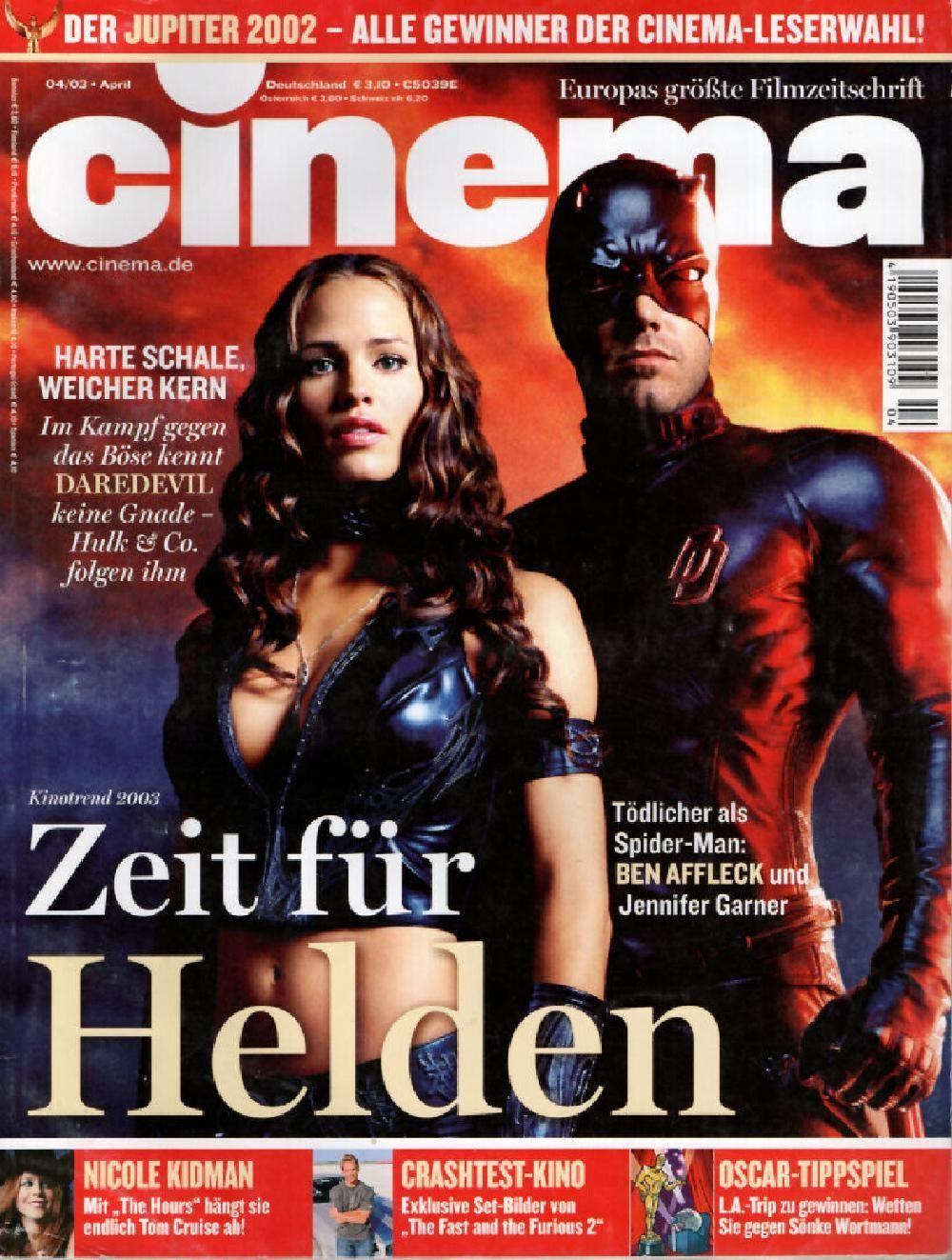 Cinema Magazin Deutschland 2003-04 Ben Affleck Jennifer Garner