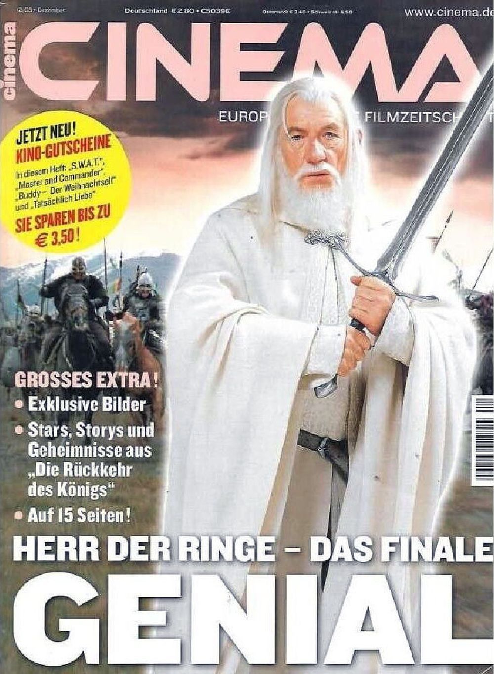 Cinema Magazin Deutschland 2003-12 Ian McKellen