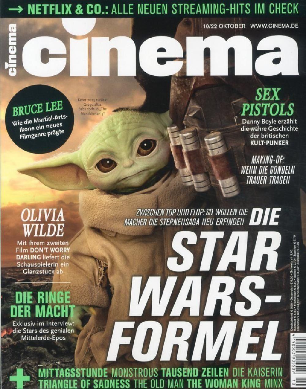 Cinema Magazin Deutschland 2022-10 Sex Pistols Olivia Wilde