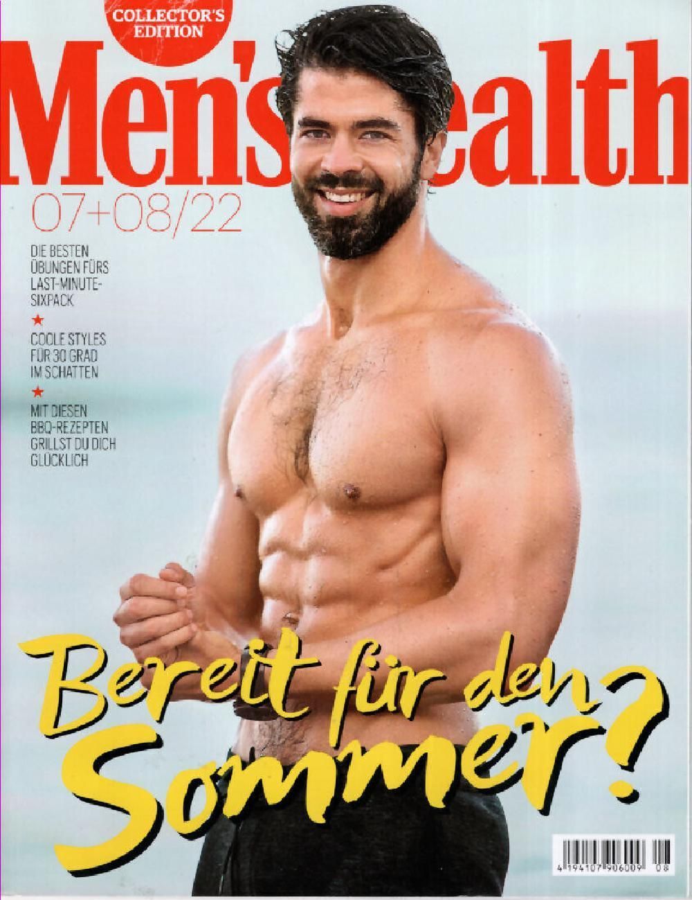 Mens Health Magazin Deutschland 2022-07+08 Wes Van Niekerk