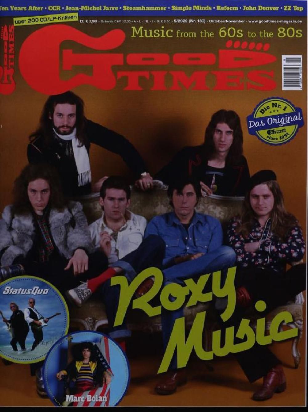 Good Times Magazin Deutschland 2022-05 Roxy Music Marc Bolan Ten Years After