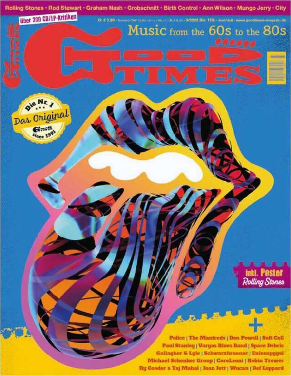 Good Times Magazin Deutschland 2022-03 The Rolling Stones Rod Stewart