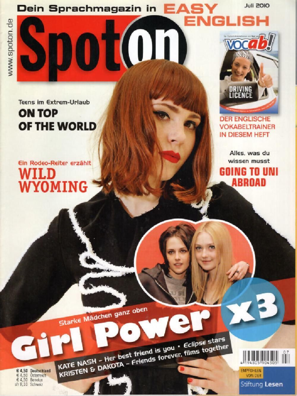 Spot On Magazin Deutschland 2010-07 Kate Nash