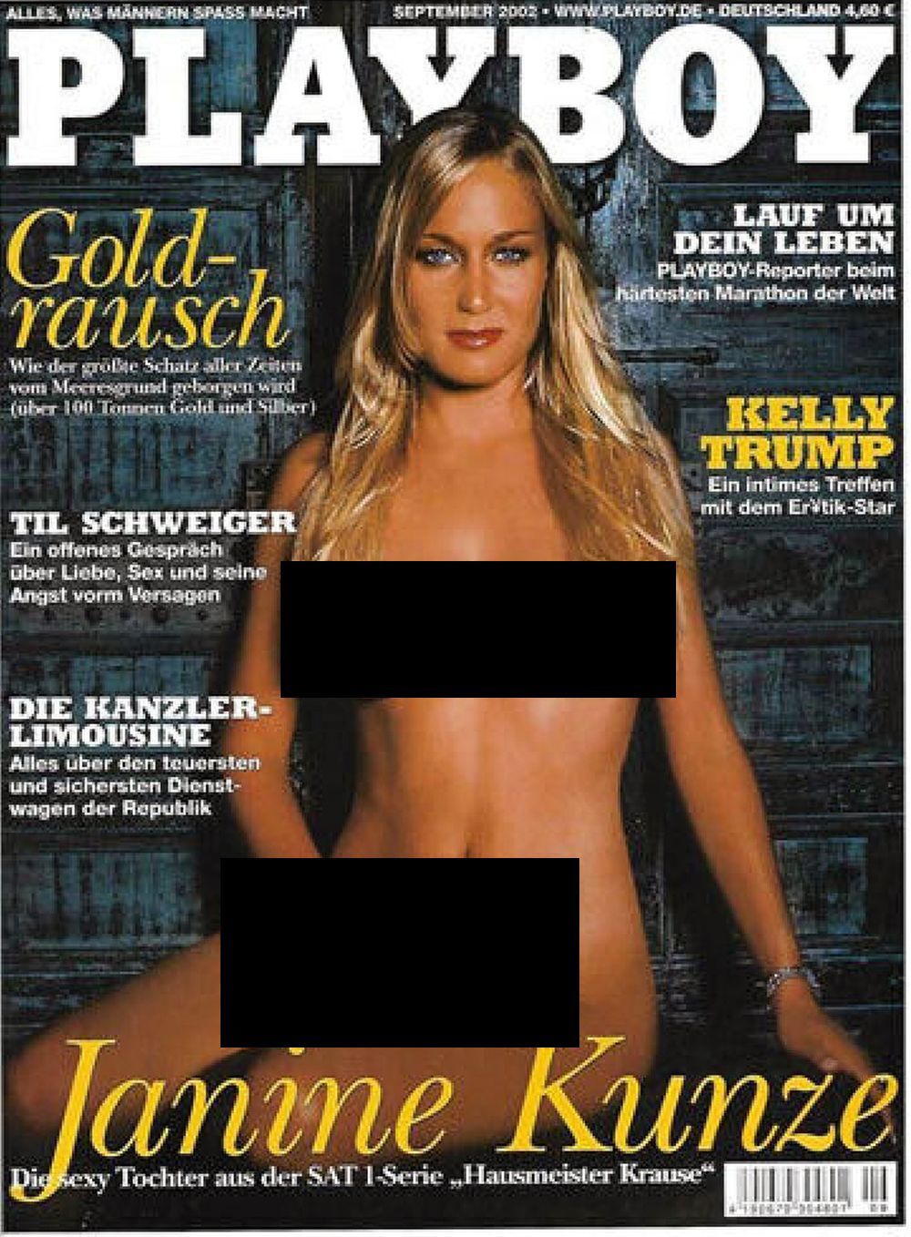 Playboy Magazin Deutschland 2002-09 Janine Kunze