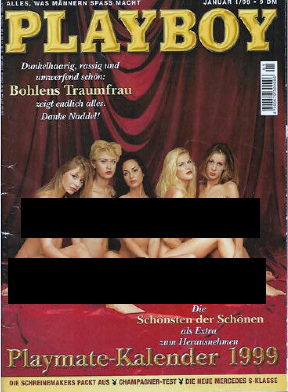 Playboy Magazin Deutschland 1999-01 Playmates