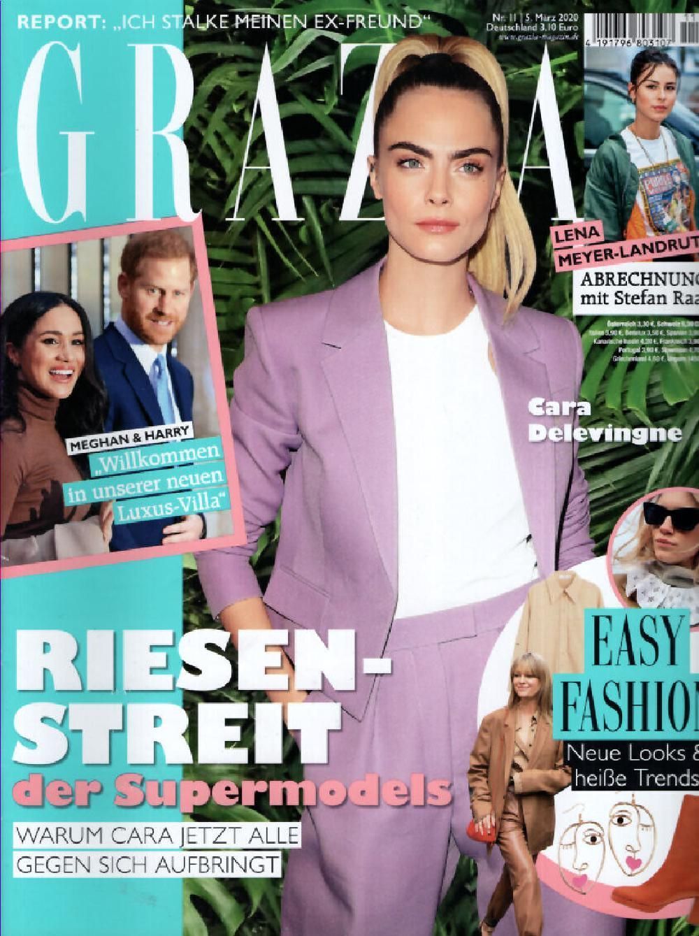 Grazia Magazin Deutschland 2020-11 Cara Delevingne