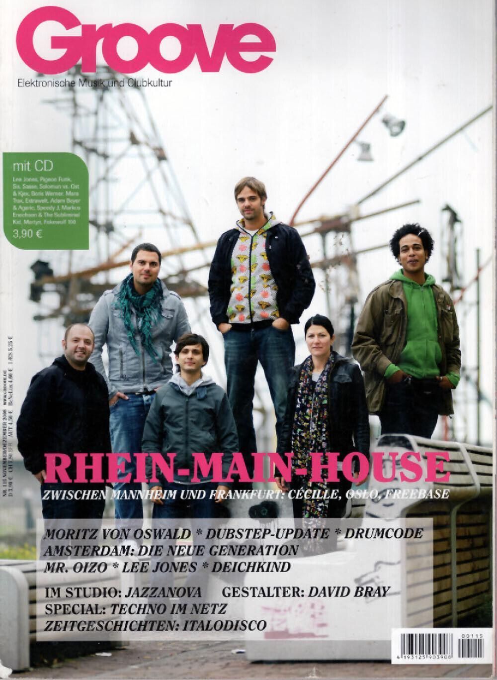 Groove Magazin Deutschland 2008 #115 Cecille Oslo Freebase Lee Jones Deichkind
