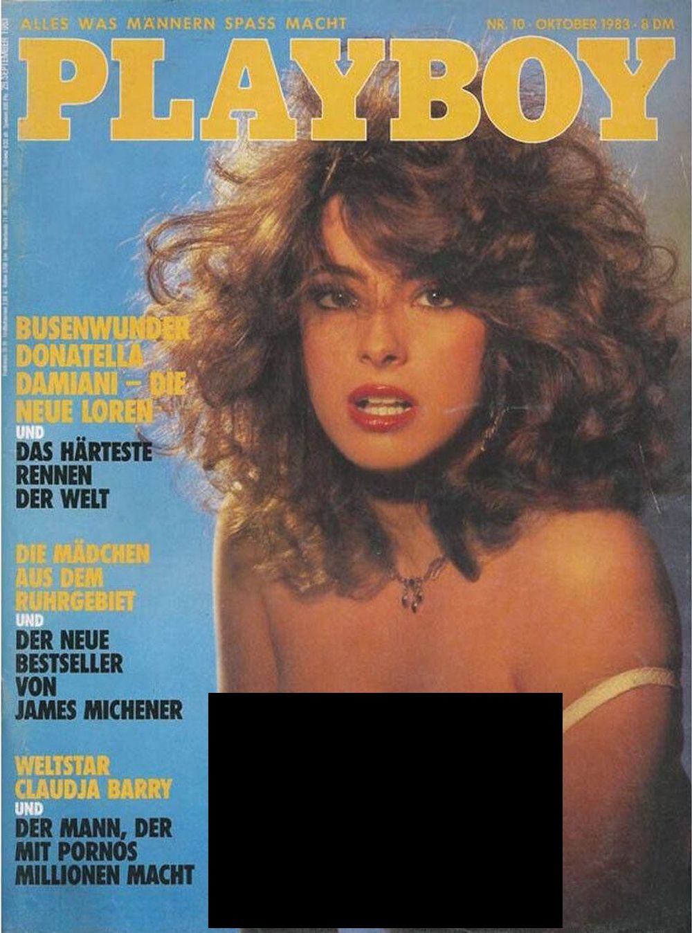 Playboy Magazin Deutschland 1983-10 Donatella Damiani