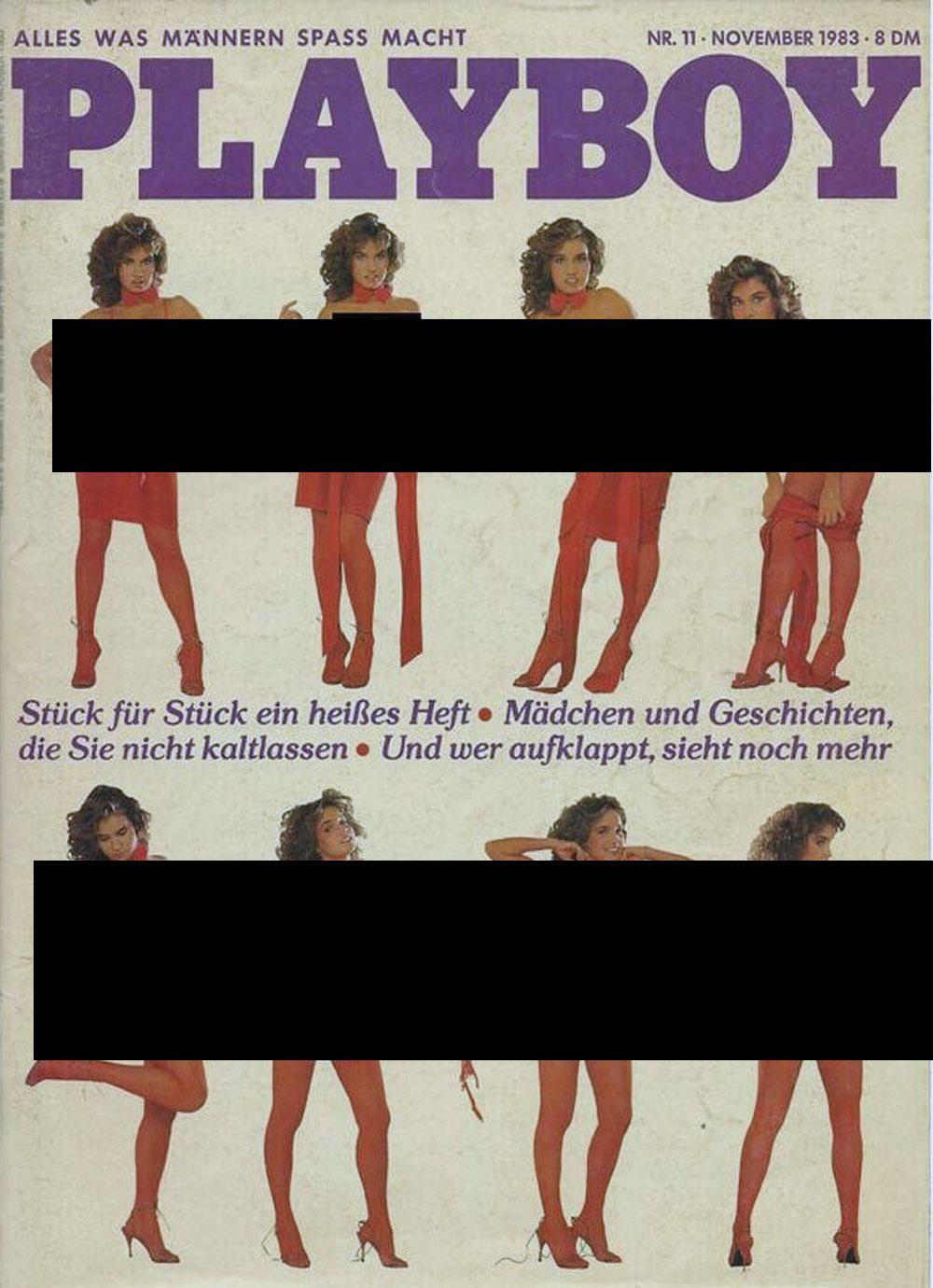 Playboy Magazin Deutschland 1983-11 Alessandra Mussolini