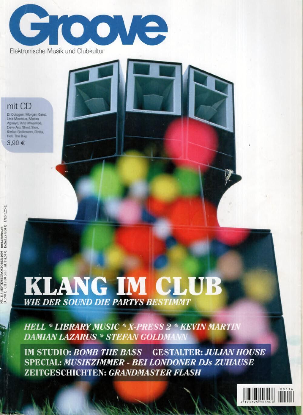 Groove Magazin Deutschland 2008 #114 Kevin Martin Damian Lazarus