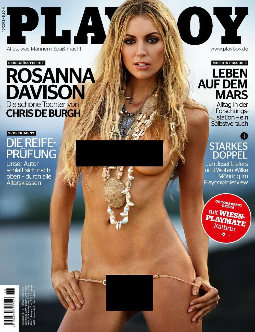 Playboy Magazin Deutschland 2012-10 Rosanna Davison Chris De Burgh