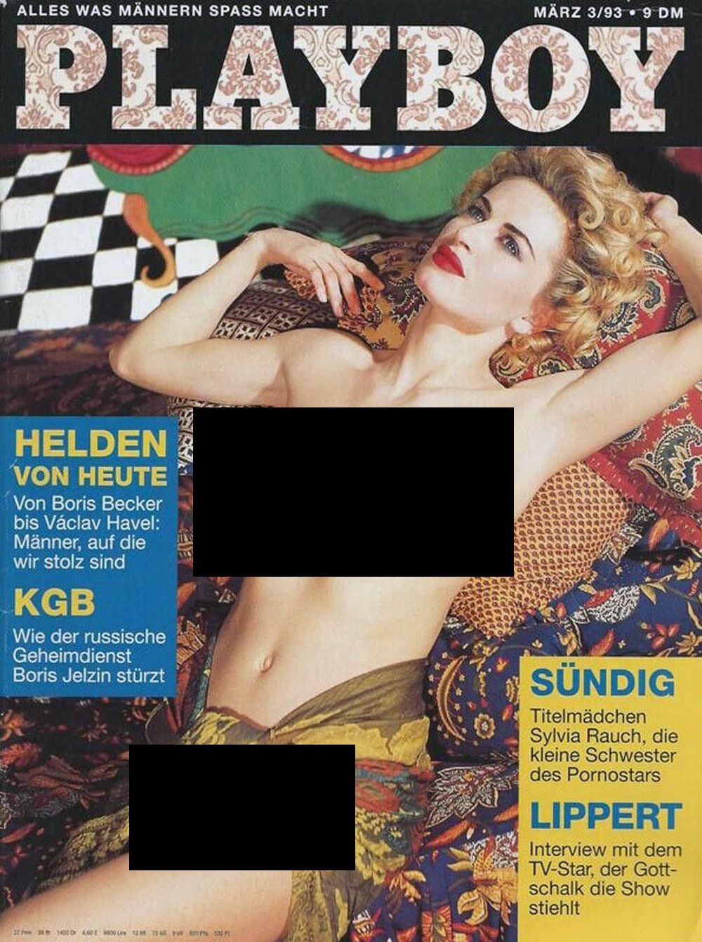 Playboy Magazin Deutschland 1993-03 Sylvia Rauch