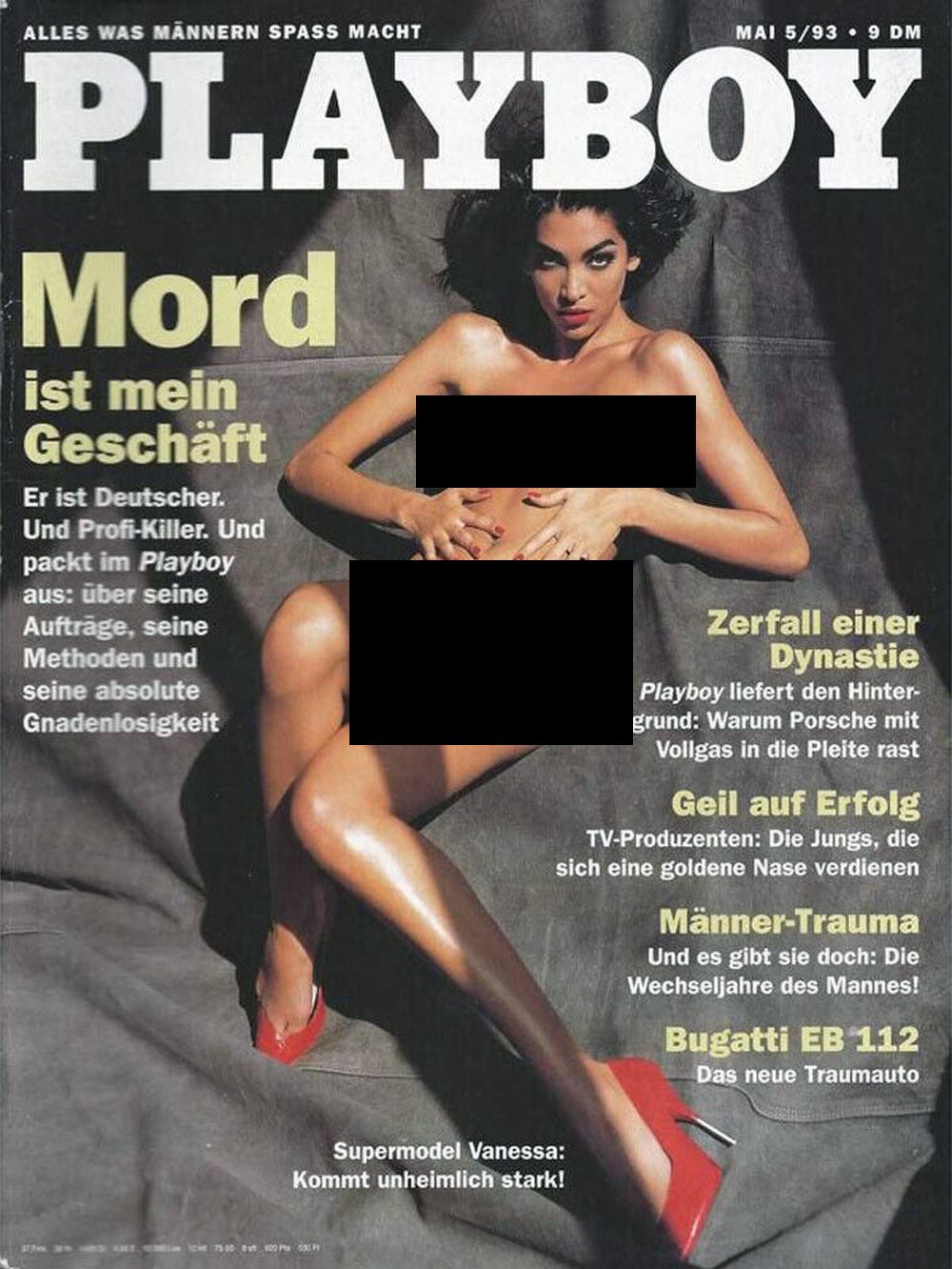 Playboy Magazin Deutschland 1993-05 Vanessa Arevalo