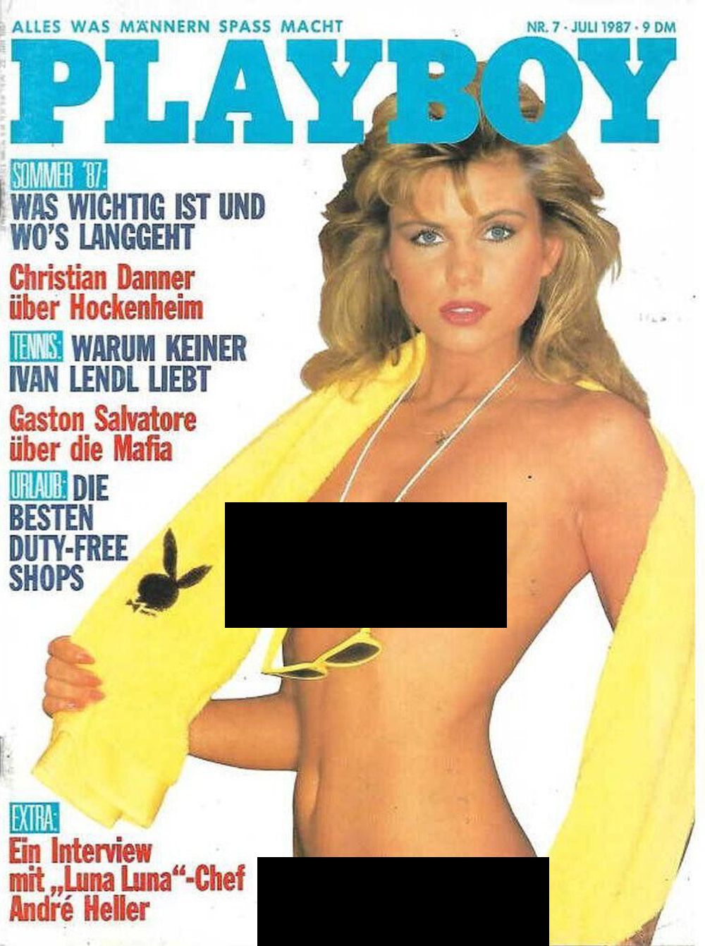 Playboy Magazin Deutschland 1987-07 Elke Jeinsen