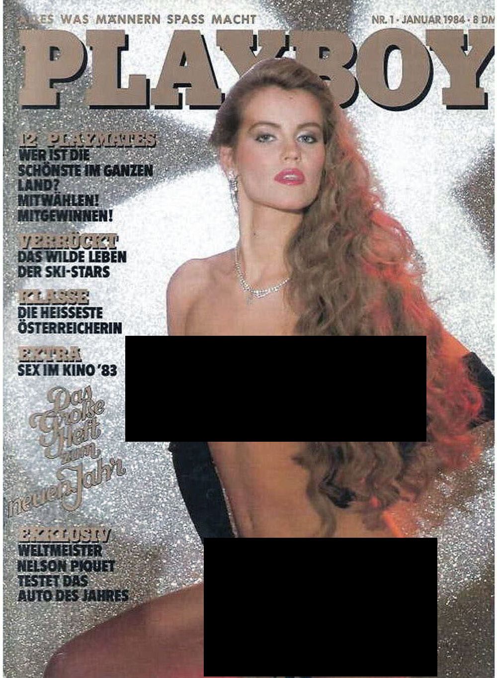 Playboy Magazin Deutschland 1984-01 Evelyn Rille