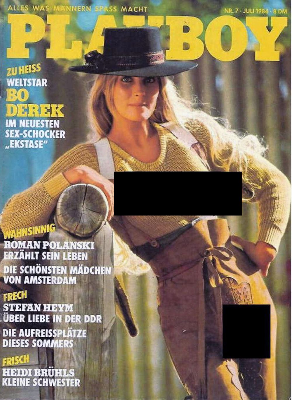 Playboy Magazin Deutschland 1984-07 Bo Derek