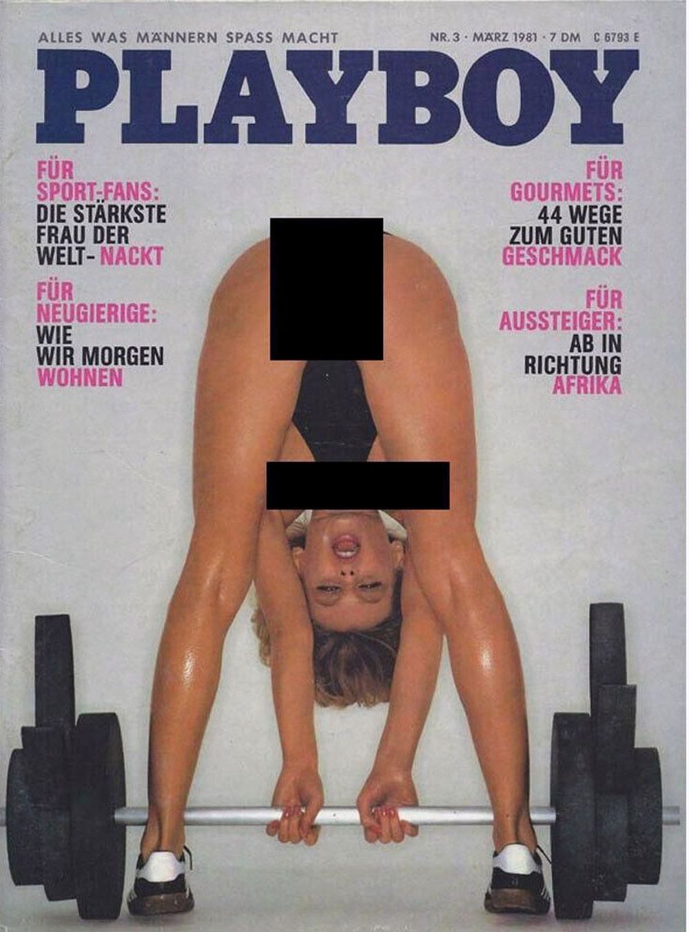 Playboy Magazin Deutschland 1981-03 Lisa Lyon