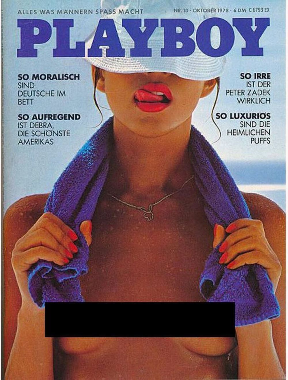 Playboy Magazin Deutschland 1978-10 Brigitte Raddatz Debra Jensen