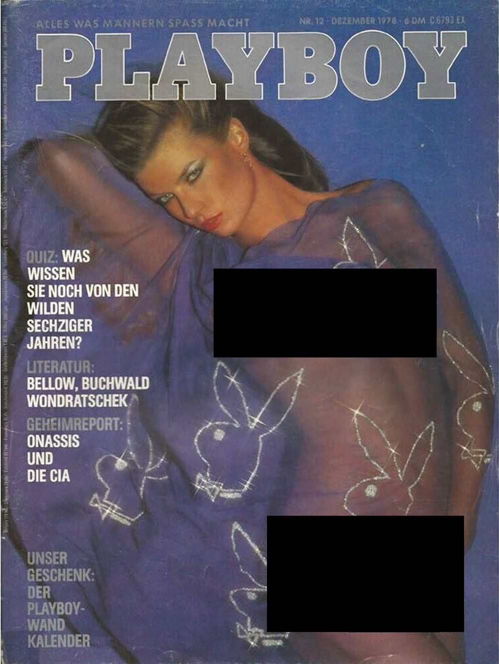 Playboy Magazin Deutschland 1978-12 Andrea Sanders