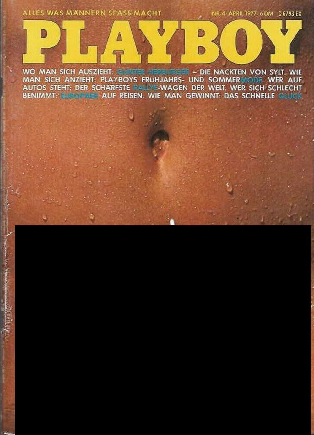 Playboy Magazin Deutschland 1977-04 Kathrin Dome
