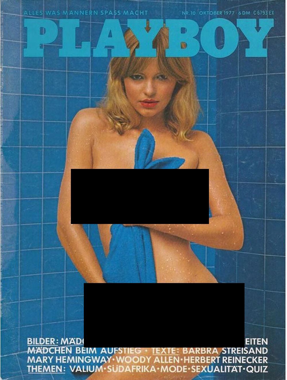Playboy Magazin Deutschland 1977-10 Tina Presley