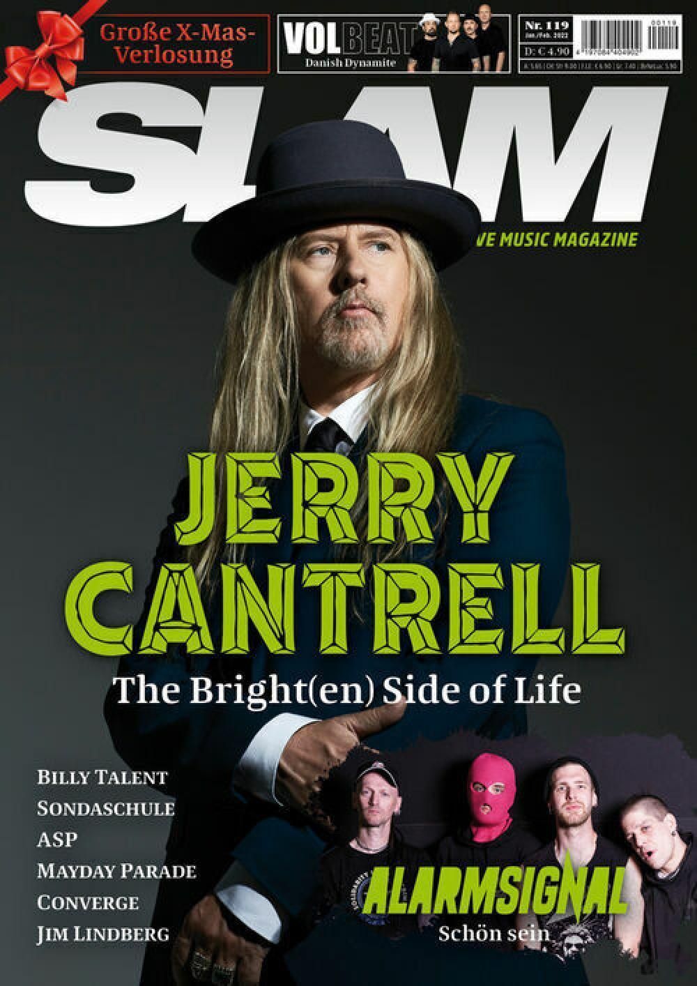 Slam Magazin Österreich 2021 #119 Jerry Cantrell Billy Talent Mayday Parade