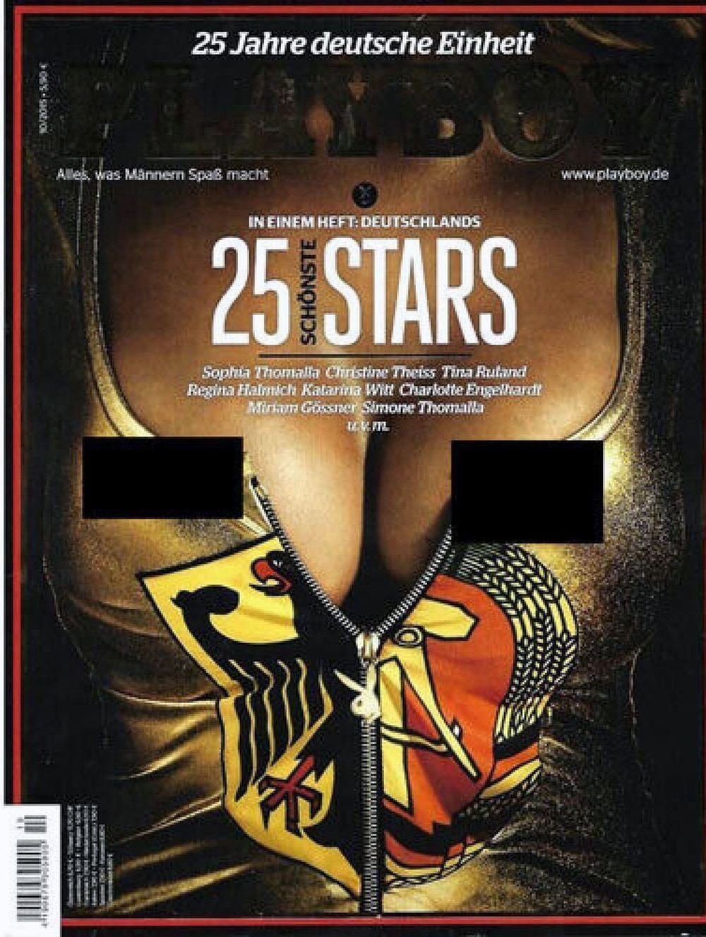 Playboy Magazin Deutschland 2015-10 German Stars Katarina Witt Tina Ruland