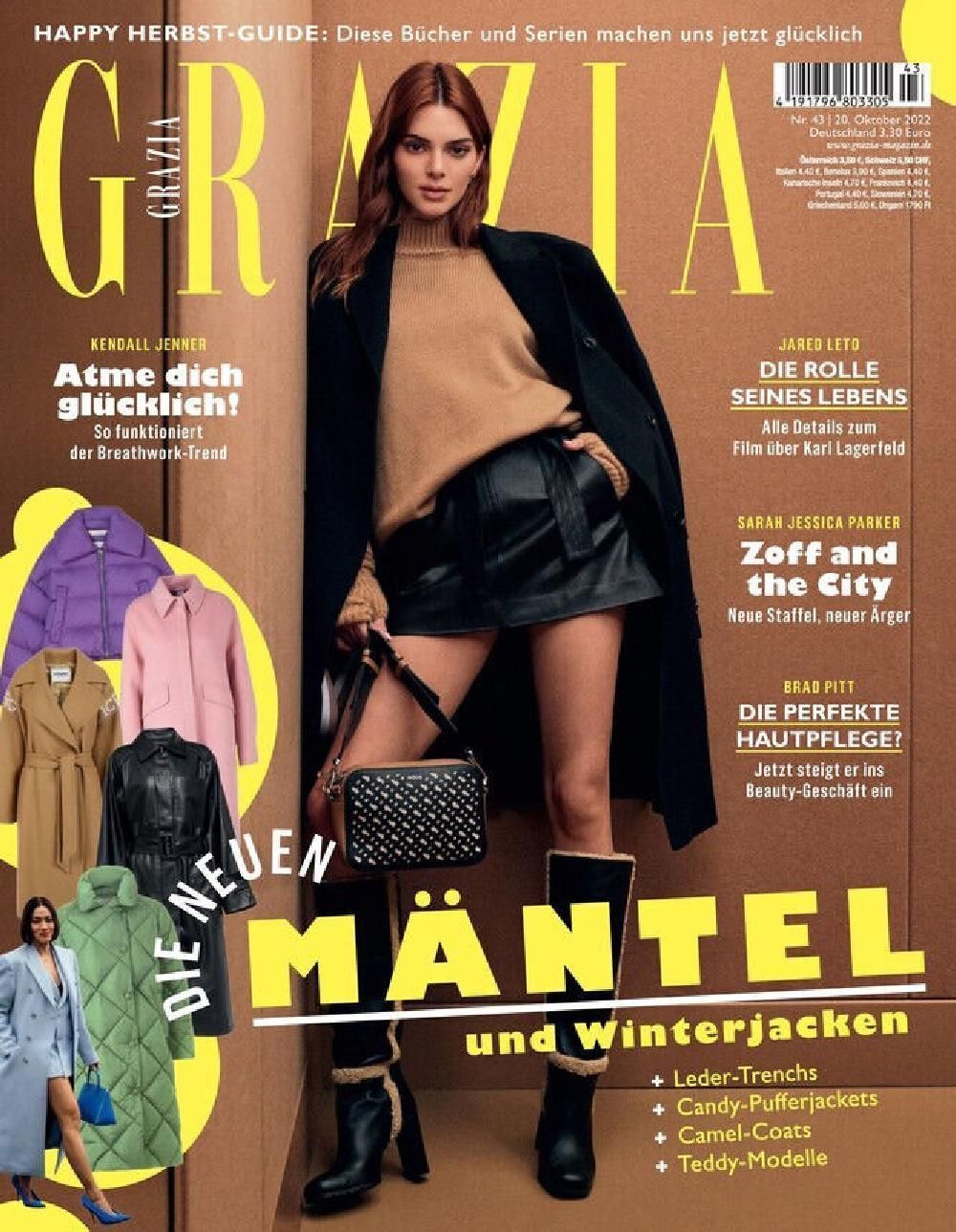 Grazia Magazin Deutschland 2022-43 Kendall Jenner