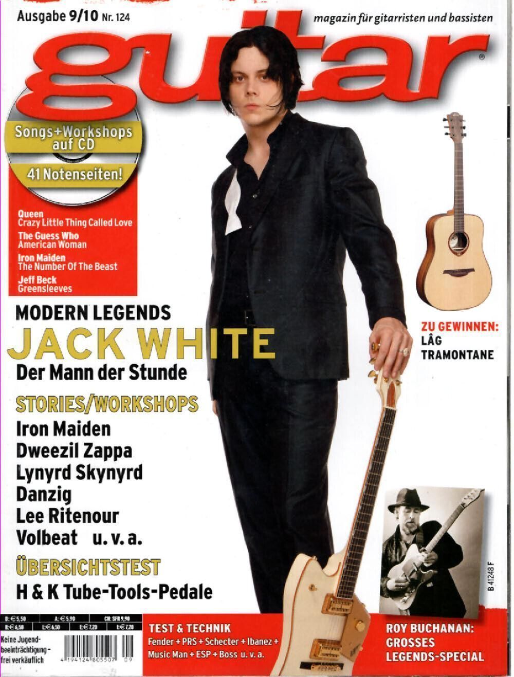 Guitar Magazin Deutschland 2010-09 Jack White Roy Buchanan Iron Maiden #124