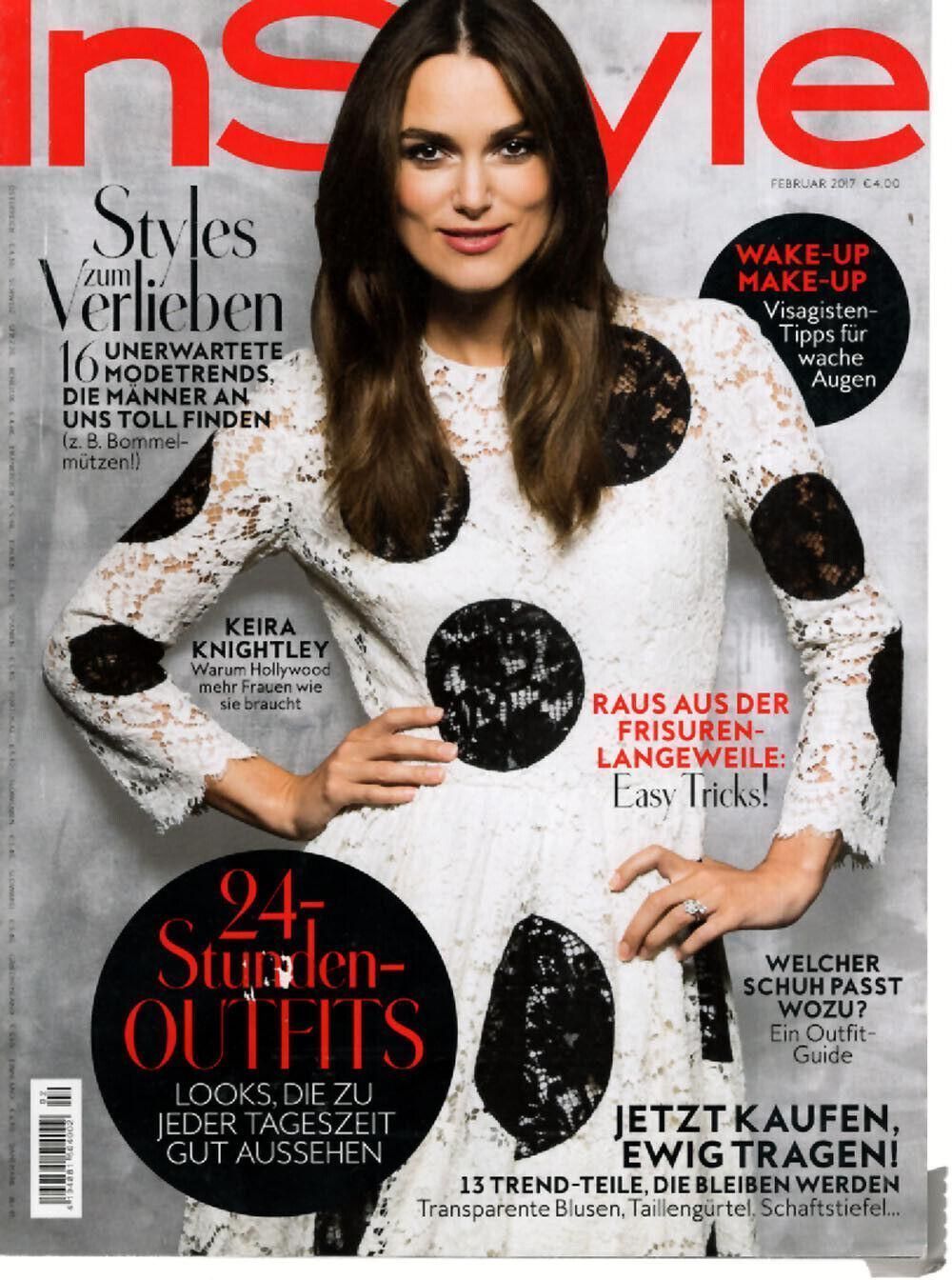 InStyle Magazin Deutschland 2017-02 Keira Knightley