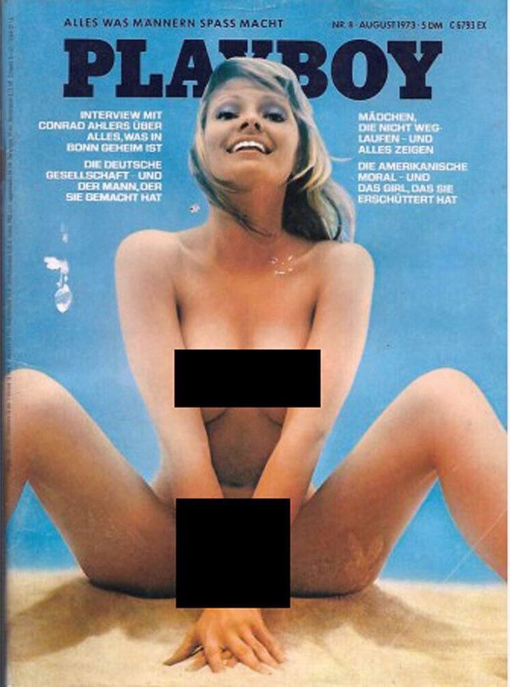 Playboy Magazin Deutschland 1973-08 Cyndi Wood
