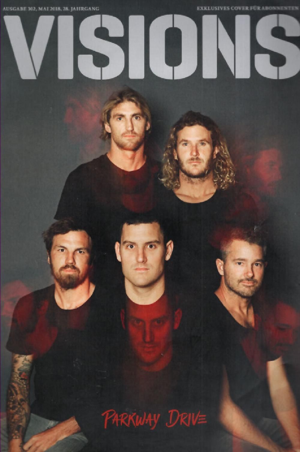Visions Magazin Deutschland 2018-05 Parkway Drive Edition #302