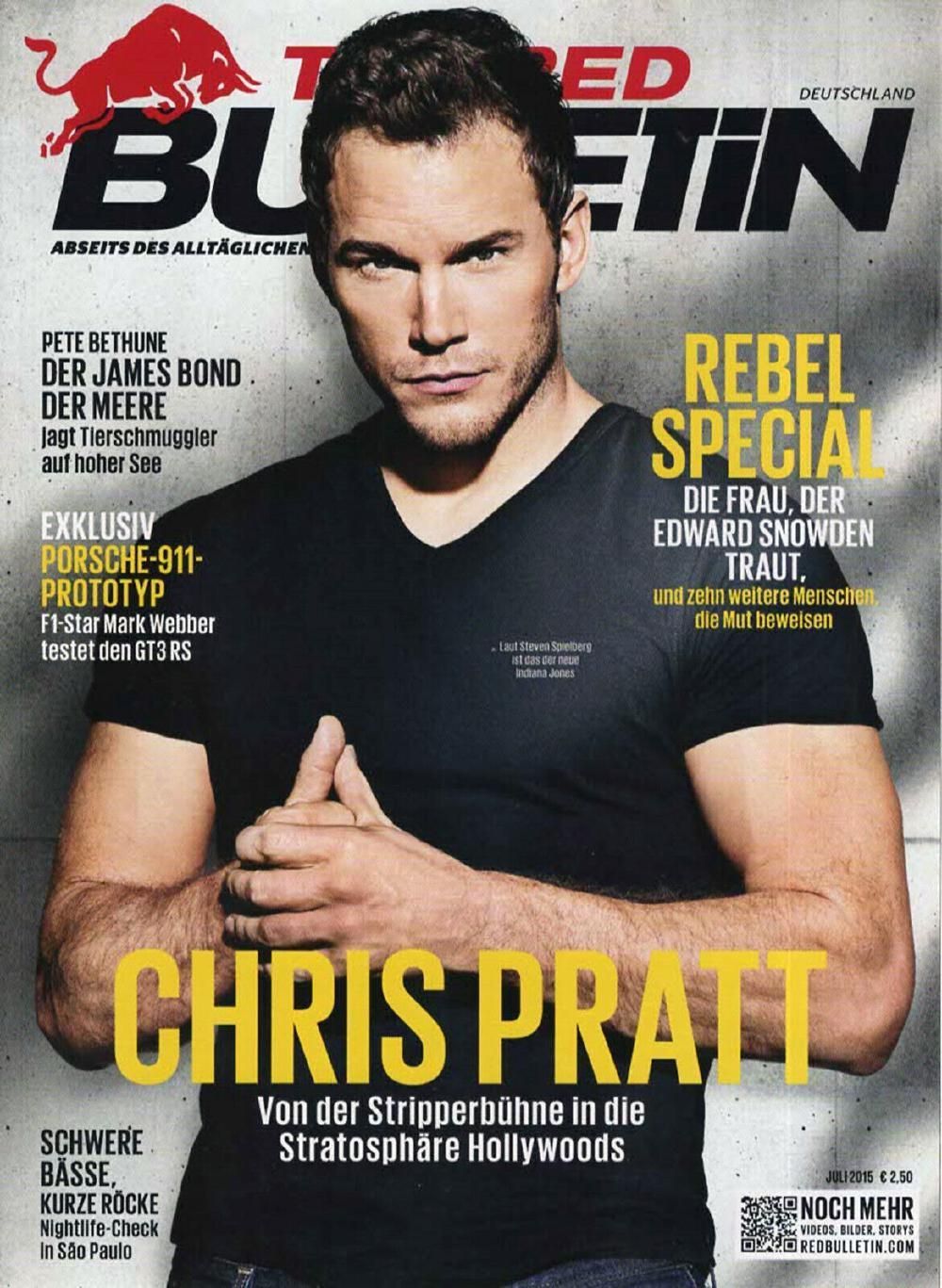 The Red Bulletin Magazin Deutschland 2015-07 Chris Pratt